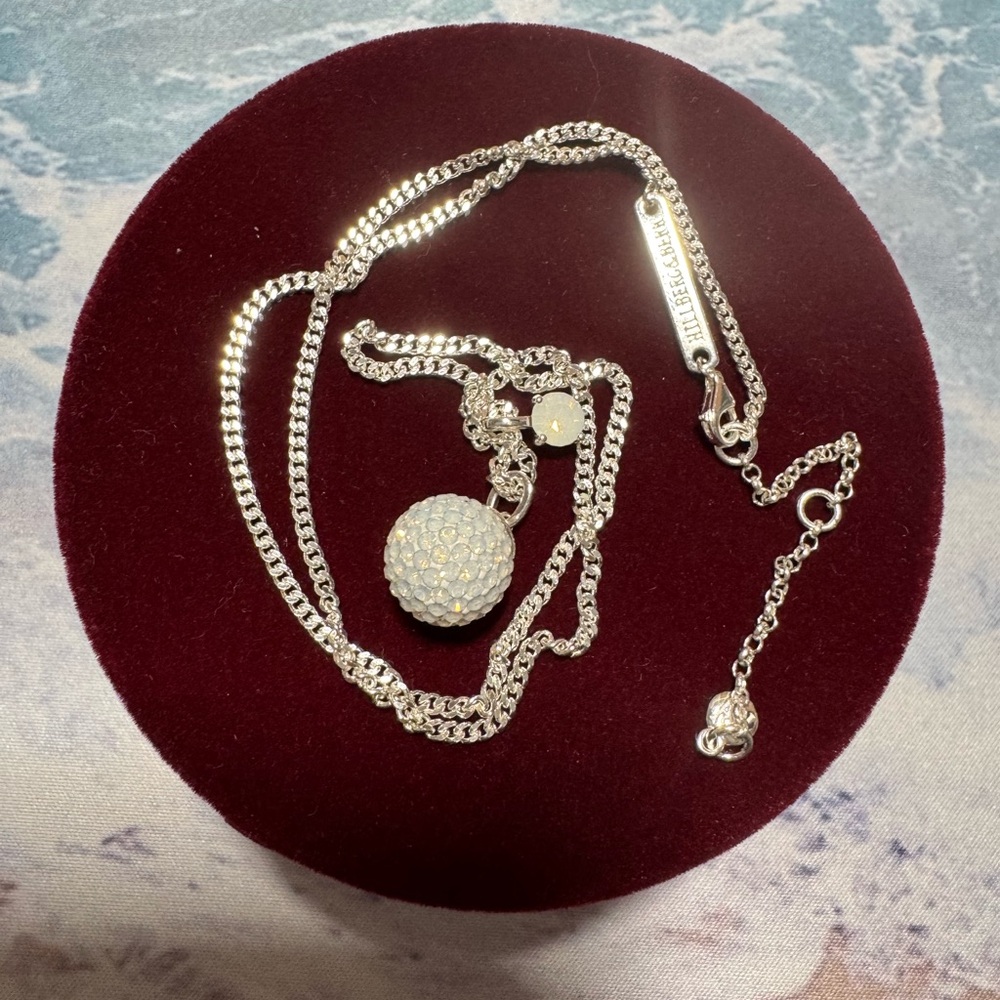 Hillberg & Berk October Birthstone Sparkle Pendant Necklace - Picture 6 of 6